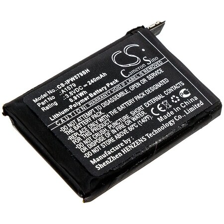 Bsc Preferred Apple iWach 1 42mm Watch 1st Gen 42mm Smart Watch Replacement Battery CS-IPW579SH